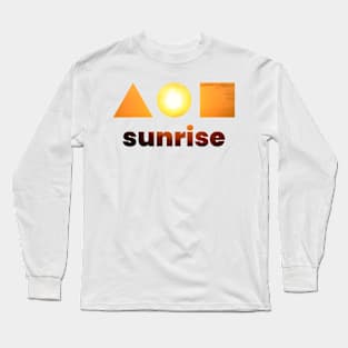 Shapes - Sunrise Long Sleeve T-Shirt